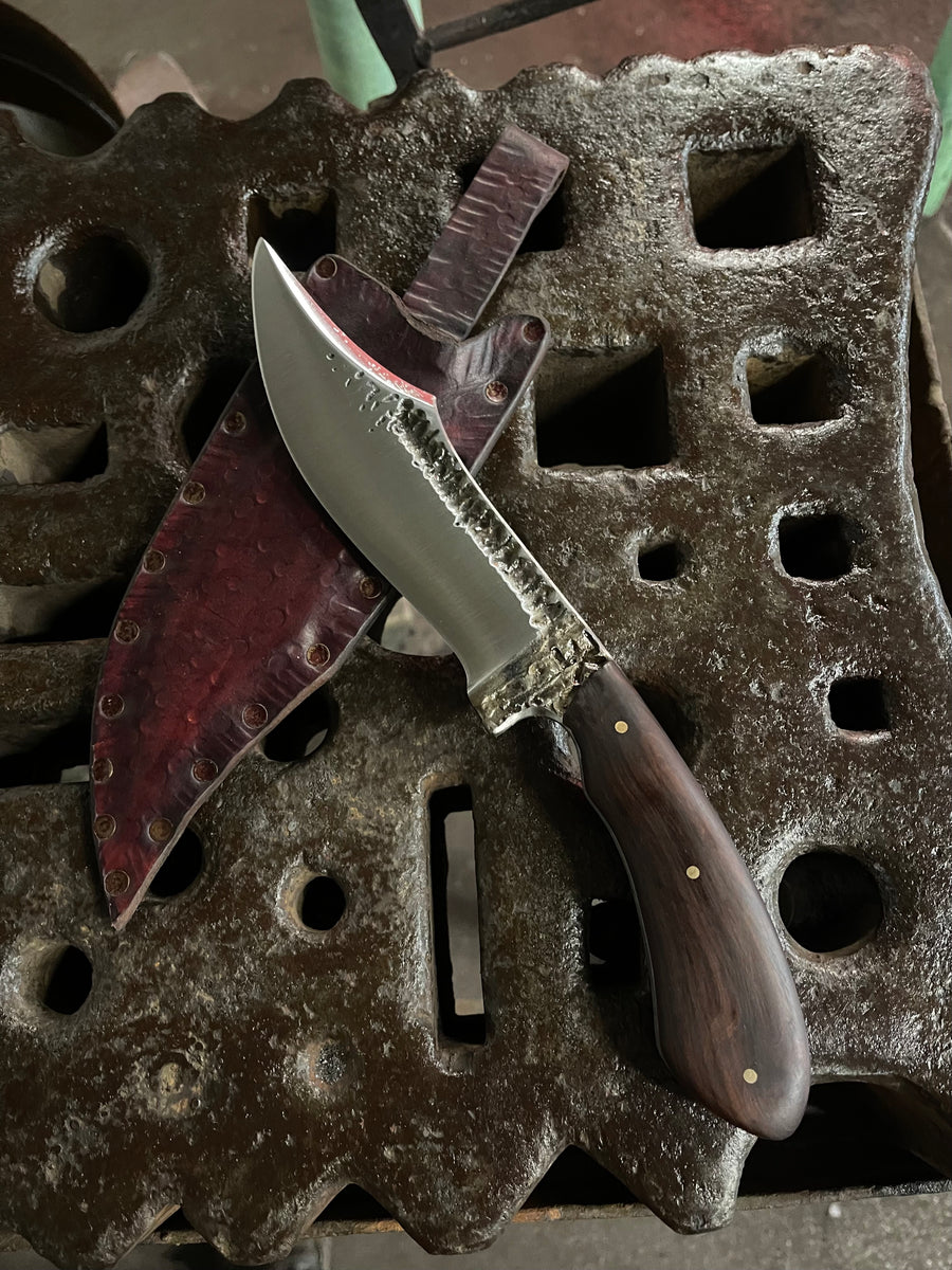 Fenrir bush knife with Morado (Bolivian rosewood) handle – Kempf Forge