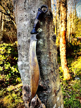 Amhránaí the singing blade. Celtic ring pommel war knife X Khukri *SOLD*