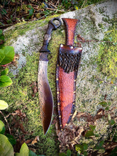 Amhránaí the singing blade. Celtic ring pommel war knife X Khukri *SOLD*