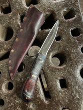 *AVAILABLE* Puukko! Fantastic Utility and woodworking knife branded purpleheart Handle