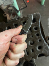 *AVAILABLE* Orc Fang EDC neck / pocket knife. Solid, flame textured steel. OF3