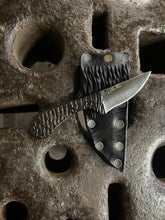 *AVAILABLE* Orc Fang EDC neck / pocket knife. Solid, flame textured steel. OF3