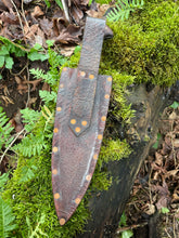 *AVAILABLE* Barong machete of the ancient cedar. Morado wood handle.
