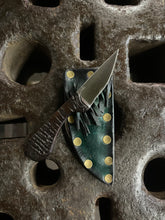 *AVAILABLE* Orc Fang EDC neck / pocket knife. Solid, flame textured steel. OF2