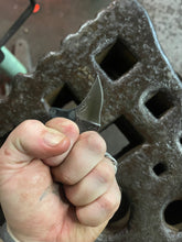 *AVAILABLE* Lil’ Buddy EDC neck / pocket knife. Solid, flame textured steel. LB5