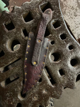 *Available* Fenrir bush knife with Morado (Bolivian rosewood) handle
