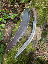 Shrike! 80CRV2 steel Hand forged Khukri x Thracian Falx with Cocobolo handle