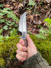 *AVAILABLE* Curvaceous hunting knife. Rosewood handle.