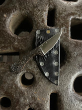 *AVAILABLE* Orc Fang EDC neck / pocket knife. Solid, flame textured steel. OF1