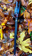 *Available* Autumn the titanium Khanjar. Custom agate cabochons and bespoke leather sheath.