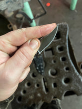 *AVAILABLE* Orc Fang EDC neck / pocket knife. Solid, flame textured steel. OF3