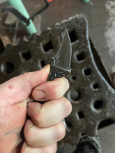 *AVAILABLE* Raptor Talon EDC neck / pocket knife. Solid, flame textured steel. RT3