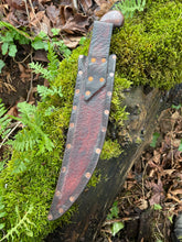 *AVAILABLE* Moro pirate Filipino style machete V2. Morado wood handle.