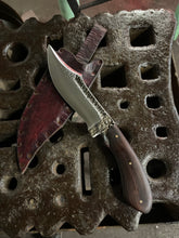 *Available* Fenrir bush knife with Morado (Bolivian rosewood) handle