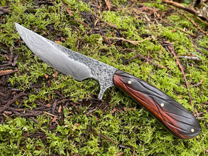 *AVAILABLE* modified Corsair Knife with carved Cocobolo handle
