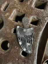 *AVAILABLE* Lil’ Buddy EDC neck / pocket knife. Solid, flame textured steel. LB2