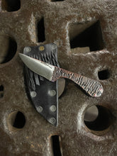 *AVAILABLE* Orc Fang EDC neck / pocket knife. Solid, flame textured steel. OF3