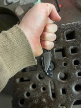 *AVAILABLE* Orc Fang EDC neck / pocket knife. Solid, flame textured steel. OF1