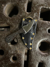 *AVAILABLE* Raptor Talon EDC neck / pocket knife. Solid, flame textured steel. RT2