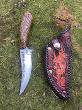 *Available* Muerte! Elegant, bold, wickedly sharp belt knife.