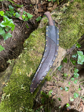 Shrike! 80CRV2 steel Hand forged Khukri x Thracian Falx with Cocobolo handle