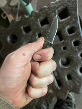 *AVAILABLE* Orc Fang EDC neck / pocket knife. Solid, flame textured steel. OF5