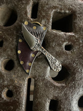 *AVAILABLE* Raptor Talon EDC neck / pocket knife. Solid, flame textured steel. RT1