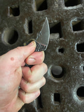 *AVAILABLE* Raptor Talon EDC neck / pocket knife. Solid, flame textured steel. RT2