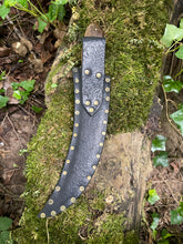 Frequency. Long slicing / bushcraft knife. 80CRV2 steel and bocote wood handle