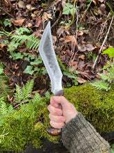 *AVAILABLE* Moro pirate Filipino style machete. Morado wood handle.