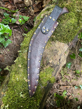 Shrike! 80CRV2 steel Hand forged Khukri x Thracian Falx with Cocobolo handle