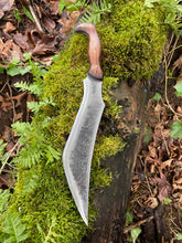 *AVAILABLE* Moro pirate Filipino style machete. Morado wood handle.