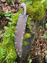 *AVAILABLE* Moro pirate Filipino style machete V2. Morado wood handle.