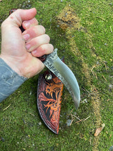 *Available* Fafnir! Curvaceous and fierce belt knife.