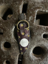 *AVAILABLE* Orc Fang EDC neck / pocket knife. Solid, flame textured steel. OF4