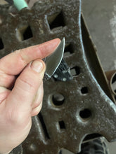 *AVAILABLE* Lil’ Buddy EDC neck / pocket knife. Solid, flame textured steel. LB2