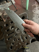 *AVAILABLE* Bunka Chef's knife with Spiral filigree etching and Cocobolo handle