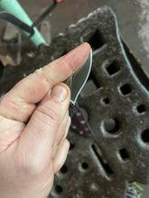 *AVAILABLE* Orc Fang EDC neck / pocket knife. Solid, flame textured steel. OF4