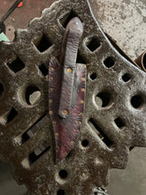 *Available* Fenrir bush knife with Morado (Bolivian rosewood) handle and finger well.