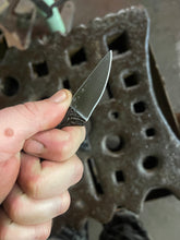 *AVAILABLE* Orc Fang EDC neck / pocket knife. Solid, flame textured steel. OF1