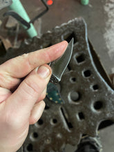 *AVAILABLE* Raptor Talon EDC neck / pocket knife. Solid, flame textured steel. RT3