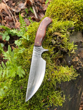 *AVAILABLE* Curvaceous hunting knife. Rosewood handle.