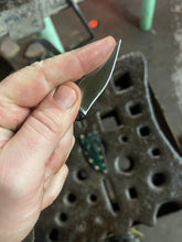 *AVAILABLE* Orc Fang EDC neck / pocket knife. Solid, flame textured steel. OF2