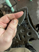 *AVAILABLE* Lil’ Buddy EDC neck / pocket knife. Solid, flame textured steel. LB1