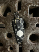 *AVAILABLE* Orc Fang EDC neck / pocket knife. Solid, flame textured steel. OF3