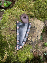Valid Point EDC Knife with brown leather handle wrap 1