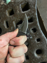 *AVAILABLE* Lil’ Buddy EDC neck / pocket knife. Solid, flame textured steel. LB3