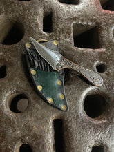 *AVAILABLE* Raptor Talon EDC neck / pocket knife. Solid, flame textured steel. RT3