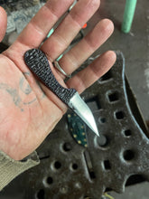 *AVAILABLE* Orc Fang EDC neck / pocket knife. Solid, flame textured steel. OF2