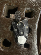 *AVAILABLE* Lil’ Buddy EDC neck / pocket knife. Solid, flame textured steel. LB2